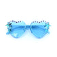Billy Strings HIGHWAY HYPNOSIS blue heart-shaped sunnies