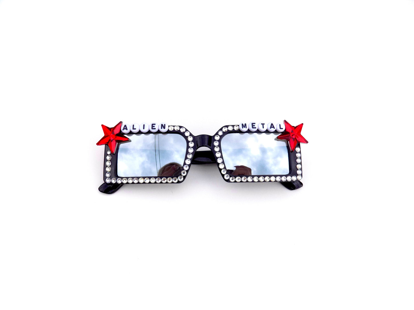 King Gizzard and the Lizard Wizard ALIEN METAL rectangular sunglasses