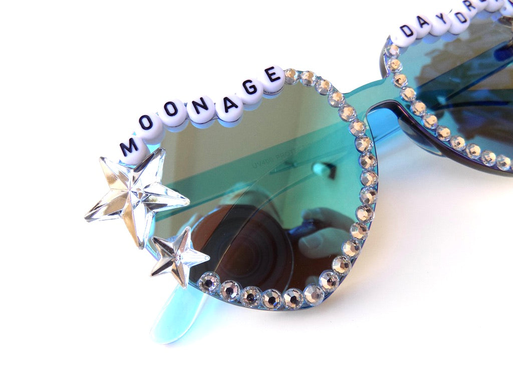 David Bowie MOONAGE DAYDREAM heart-shaped sunnies