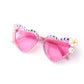 Grateful Dead ROLL AWAY THE DEW cat-eye heart-shaped sunglasses