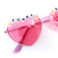 Phish FUNKY BITCH metal heart-shaped sunnies