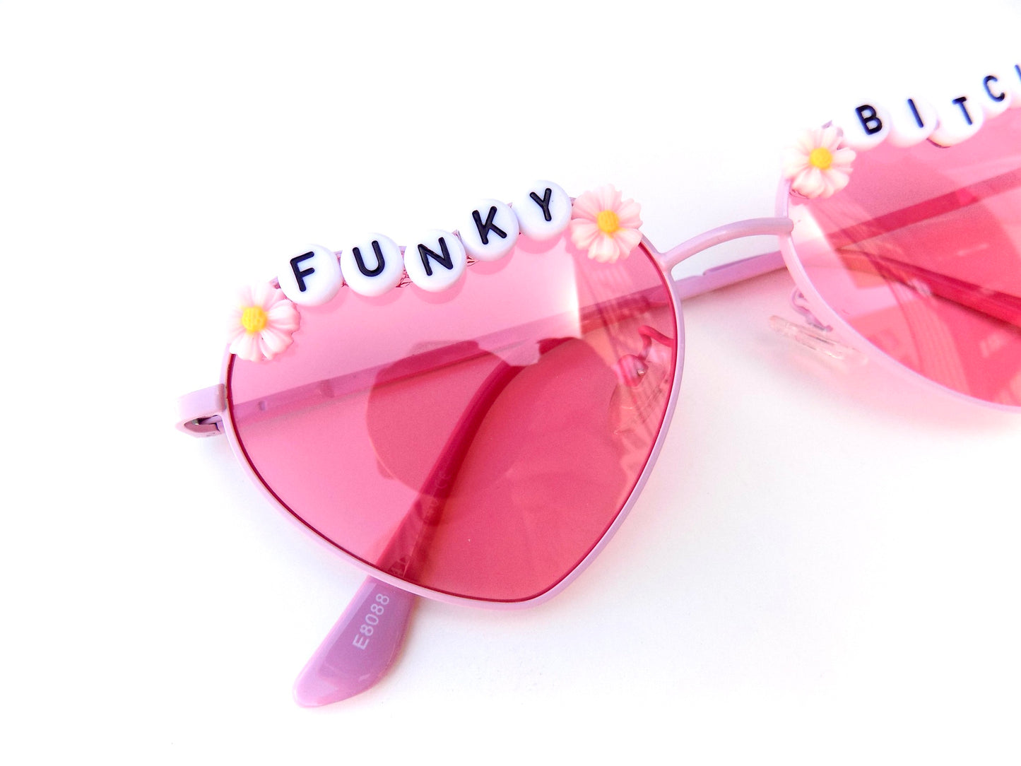 Phish FUNKY BITCH metal heart-shaped sunnies