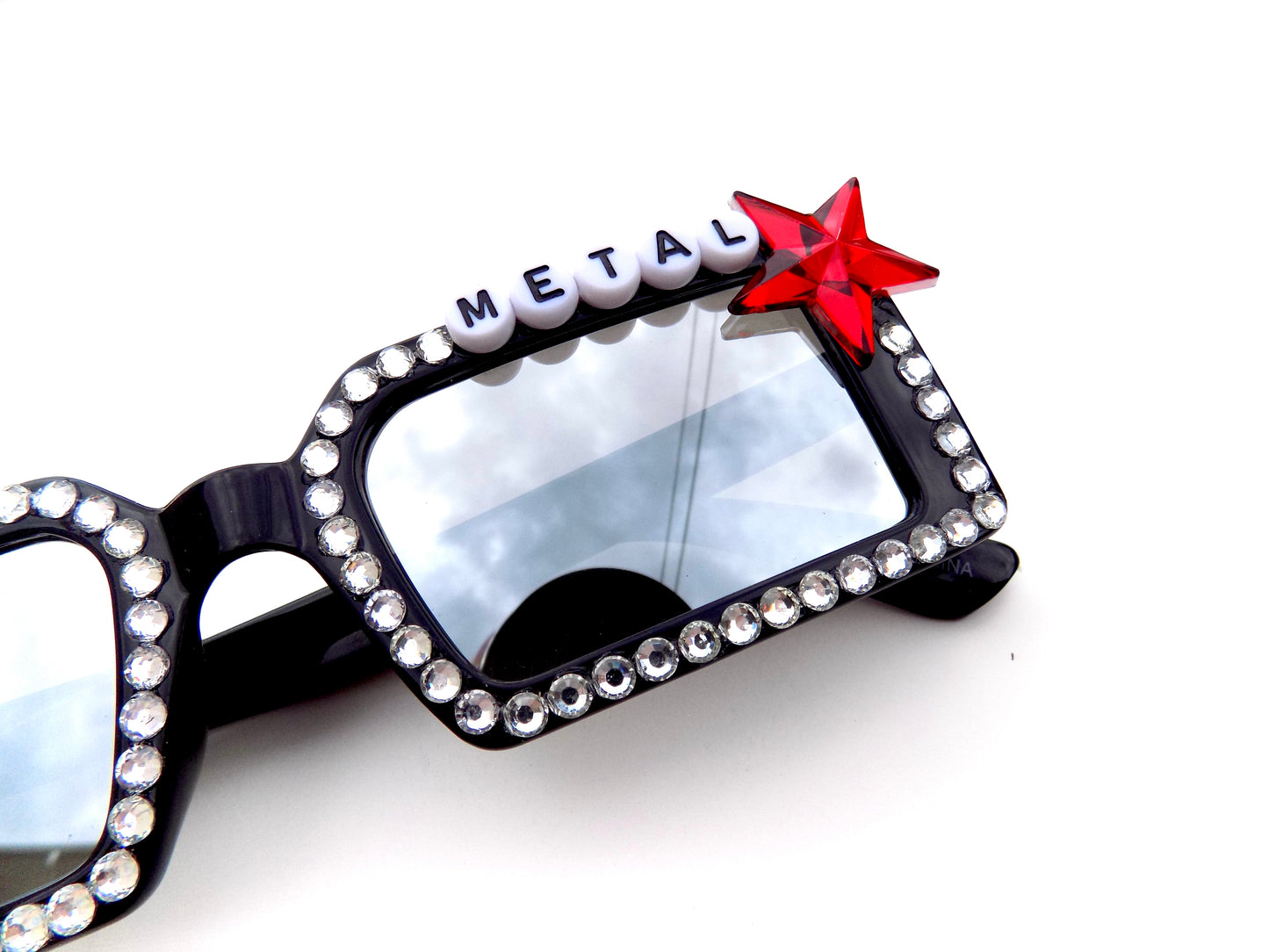 King Gizzard and the Lizard Wizard ALIEN METAL rectangular sunglasses