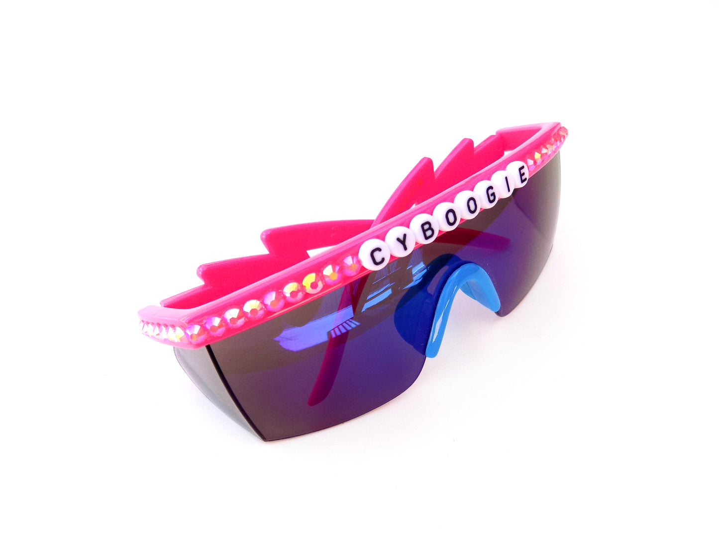 King Gizzard and the Lizard Wizard CYBOOGIE flat-top shield sunglasses