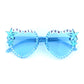 Ween IT'S ALL FOR YOU powder blue heart-shaped sunnies
