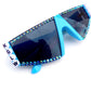King Gizzard KGLW neon blade sunglasses