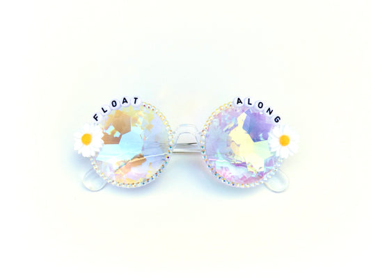 King Gizz FLOAT ALONG kaleidoscope glasses (vision impairing - novelty glasses)