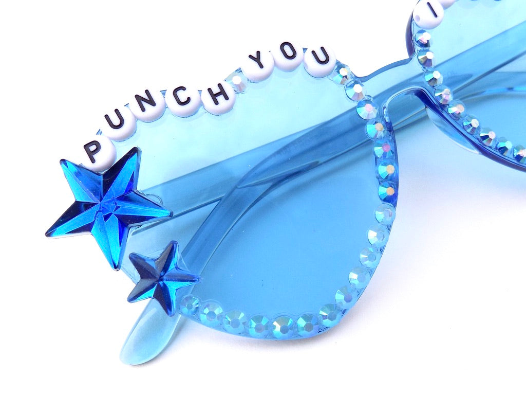 Phish ~ PUNCH YOU IN THE EYE heart-shaped sunnies