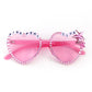 Chappell Roan PINK PONY CLUB heart-shaped sunnies