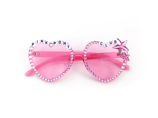 Chappell Roan PINK PONY CLUB heart-shaped sunnies