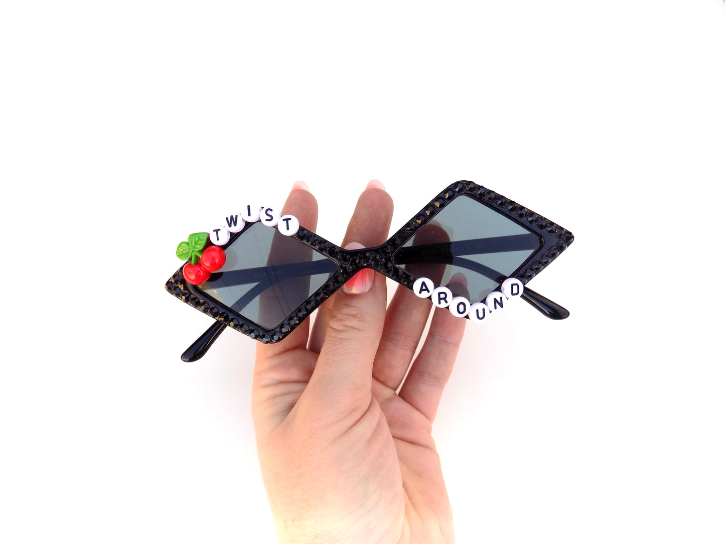 Phish TWIST AROUND black diamond-shaped sunnies