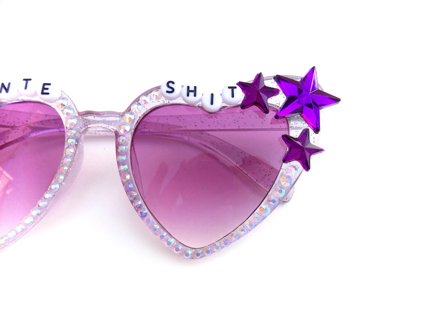 Taylor Swift VIGILANTE SHIT cateye heart-shaped glitter sunnies