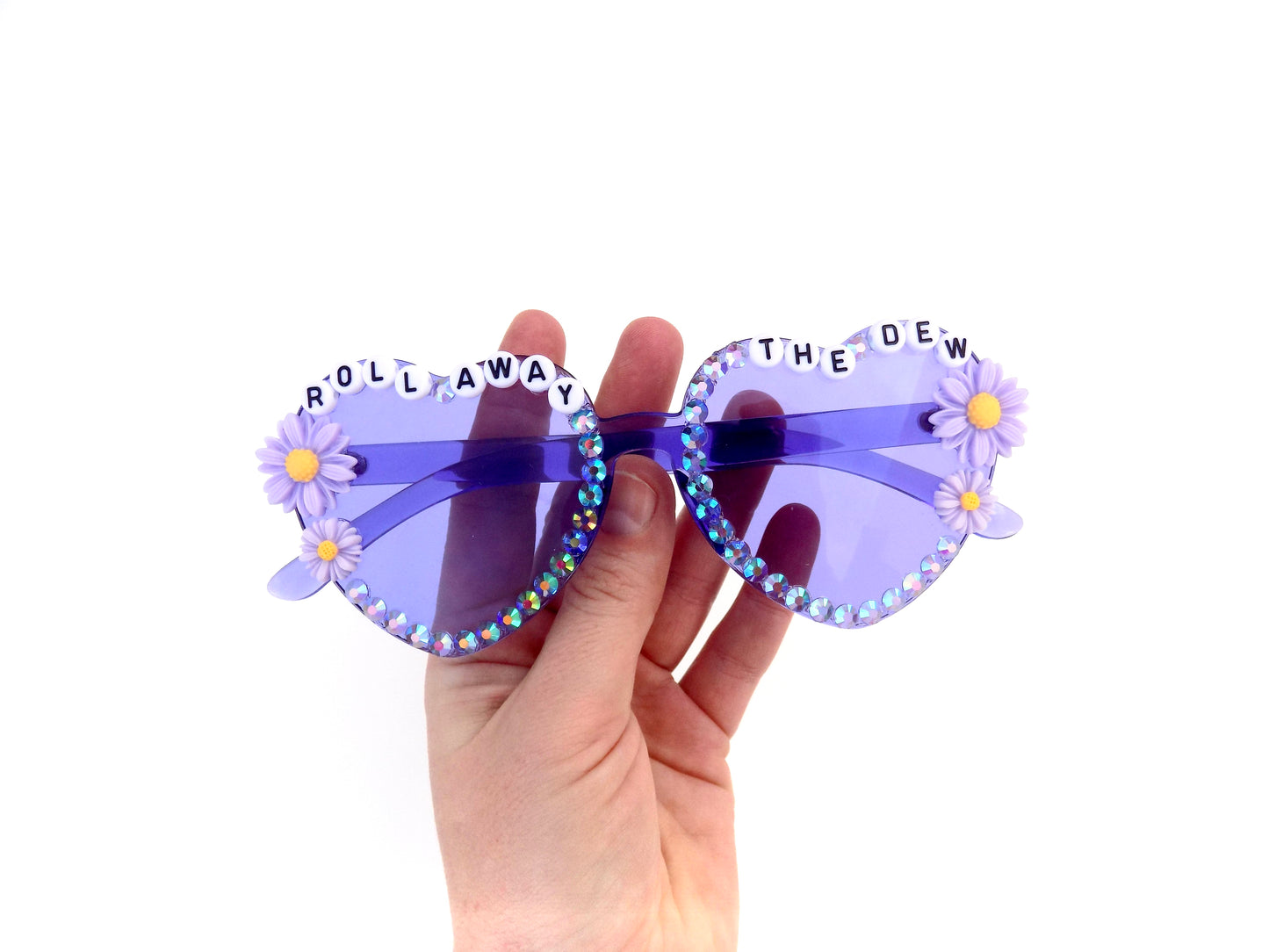 Grateful Dead ROLL AWAY THE DEW heart-shaped sunnies