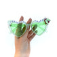 Phish THOUGHTS FADED oversized green sunnies with bug