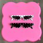 PRE ORDER: Angine de Poitrine black & white polka dot sunnies