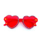 Billy Strings "Red Daisy" heart-shaped glasses