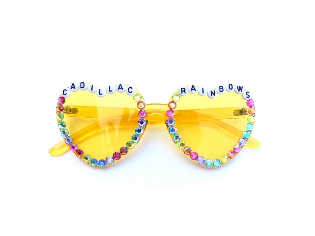 Phish CADILLAC RAINBOWS heart-shaped sunnies