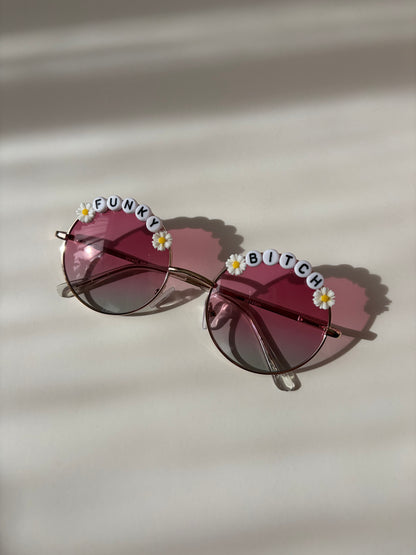 Phish FUNKY BITCH round metal sunglasses