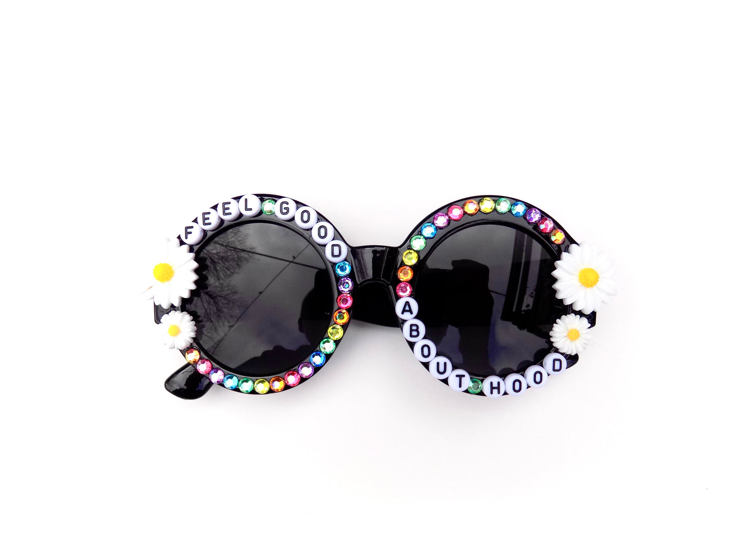 FEEL GOOD ABOUT HOOD chunky round sunnies